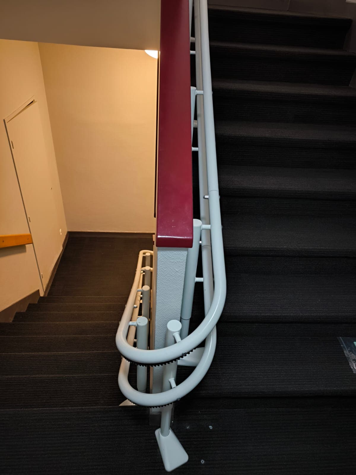 monte-escalier-double rail 3 étages